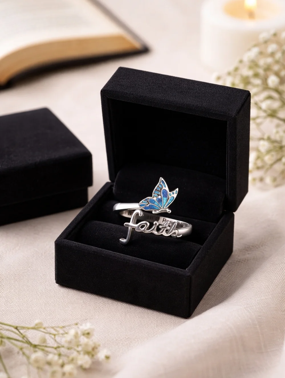 Faith Butterfly Ring • All Things Possible